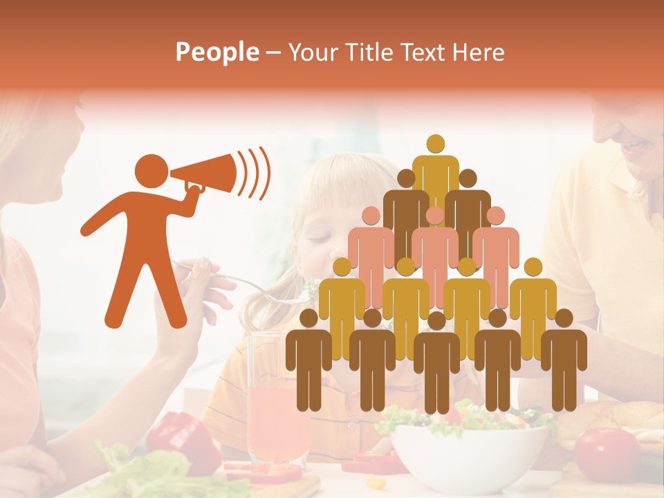 Food Group Kid PowerPoint Template