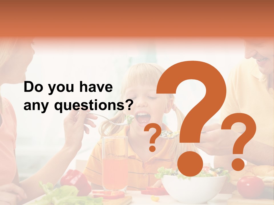 Food Group Kid PowerPoint Template