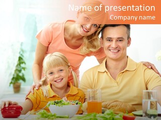 Happy Healthy Human PowerPoint Template