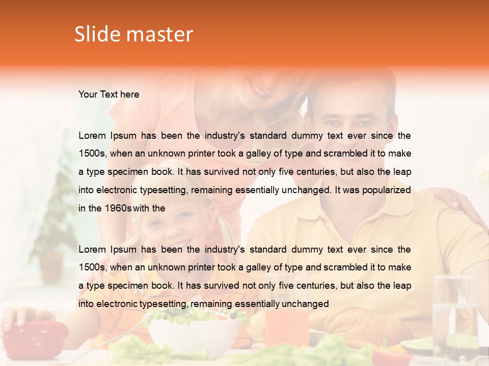 Happy Healthy Human PowerPoint Template