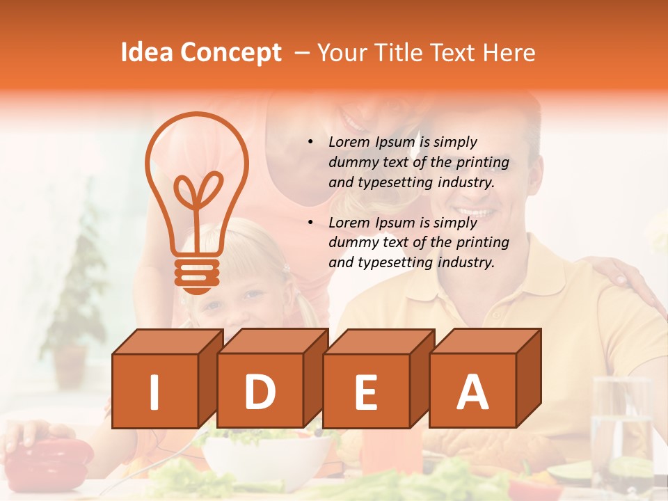 Happy Healthy Human PowerPoint Template