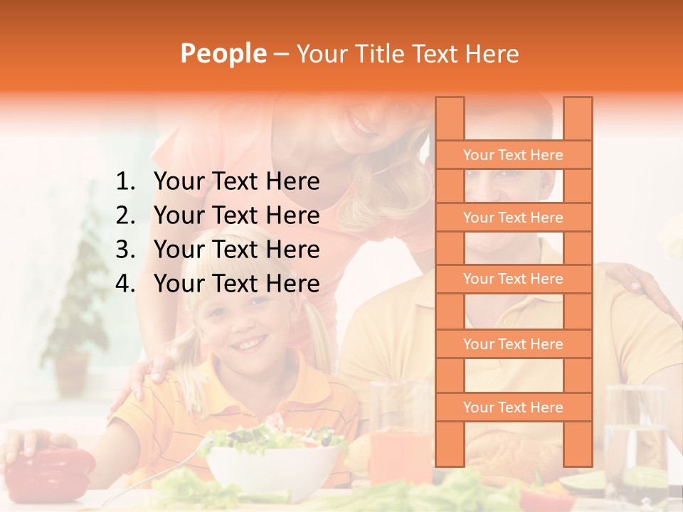 Happy Healthy Human PowerPoint Template