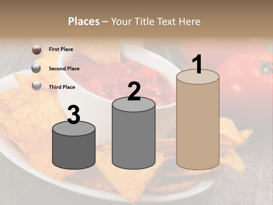 Appetizer Tomato Corn PowerPoint Template