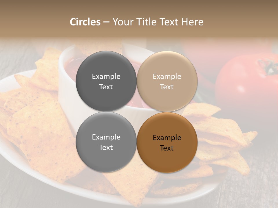 Appetizer Tomato Corn PowerPoint Template