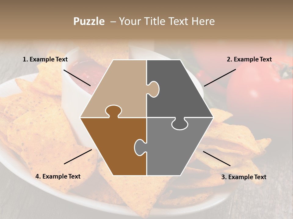 Appetizer Tomato Corn PowerPoint Template