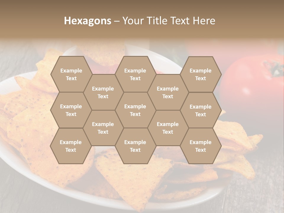 Appetizer Tomato Corn PowerPoint Template