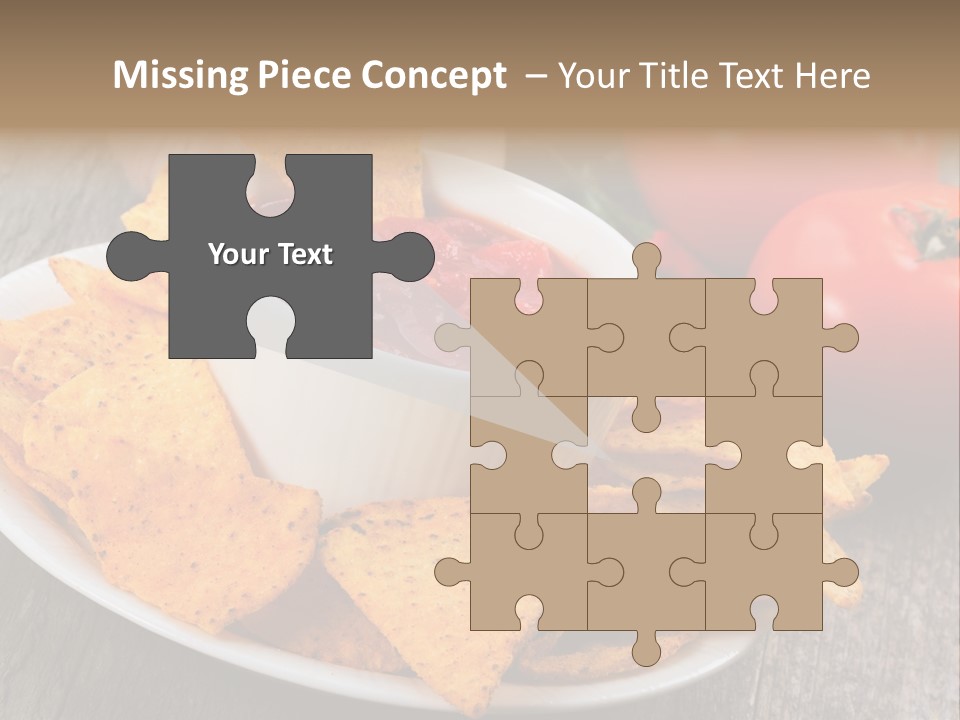 Appetizer Tomato Corn PowerPoint Template