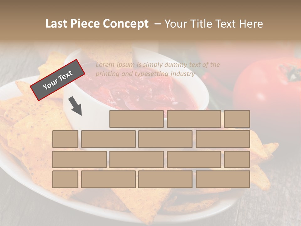 Appetizer Tomato Corn PowerPoint Template