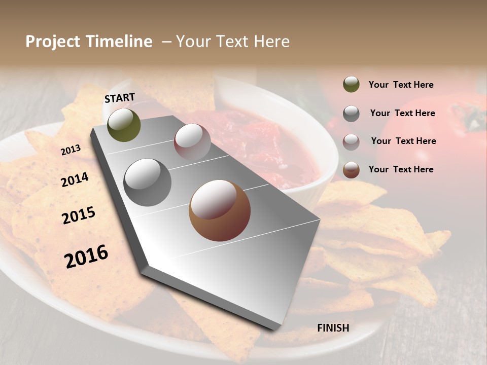 Appetizer Tomato Corn PowerPoint Template