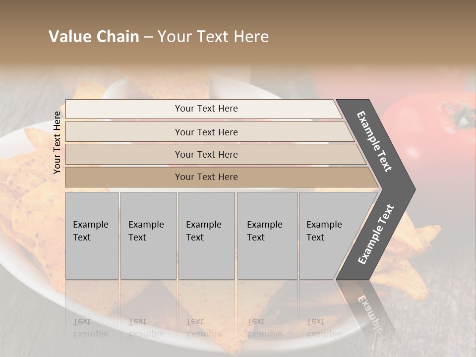 Appetizer Tomato Corn PowerPoint Template