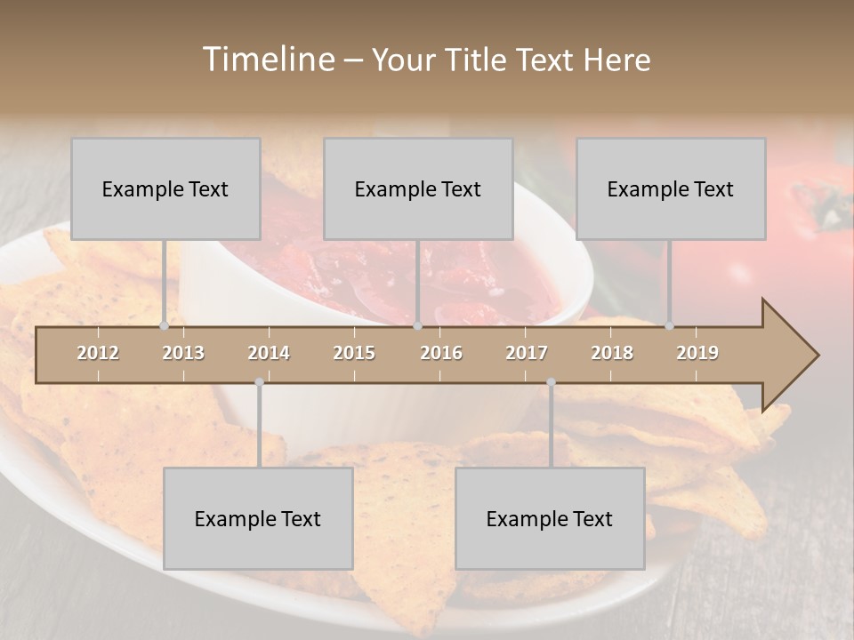 Appetizer Tomato Corn PowerPoint Template