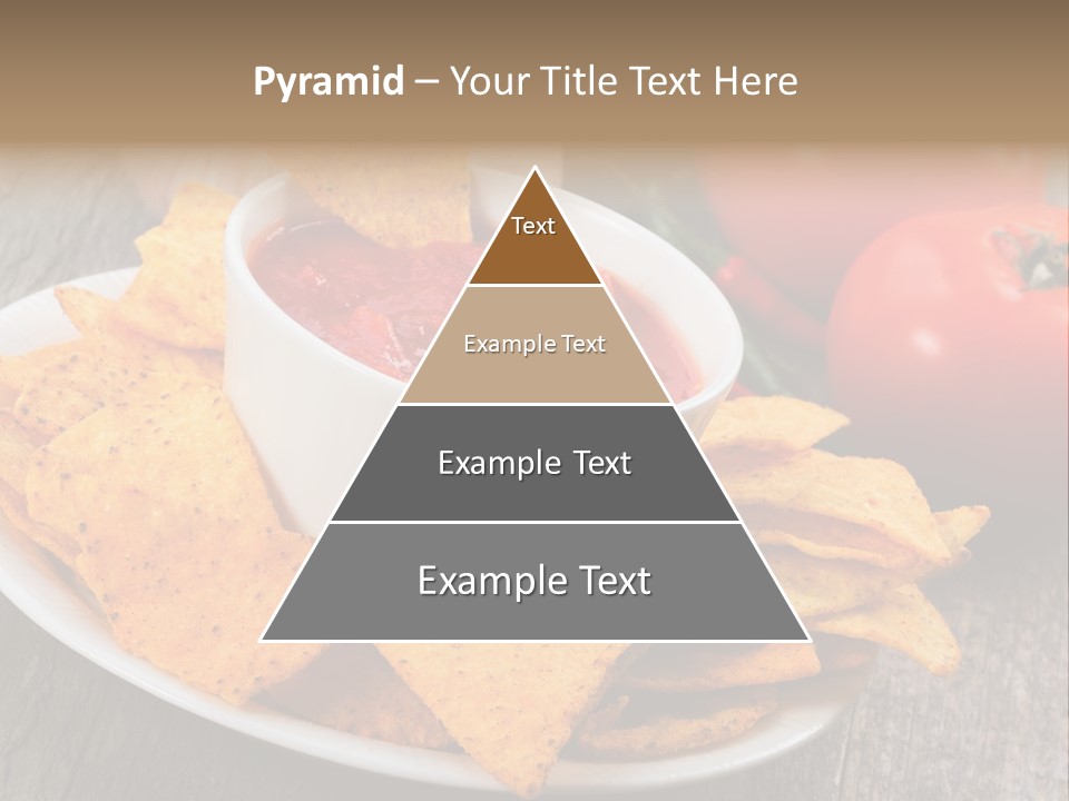 Appetizer Tomato Corn PowerPoint Template