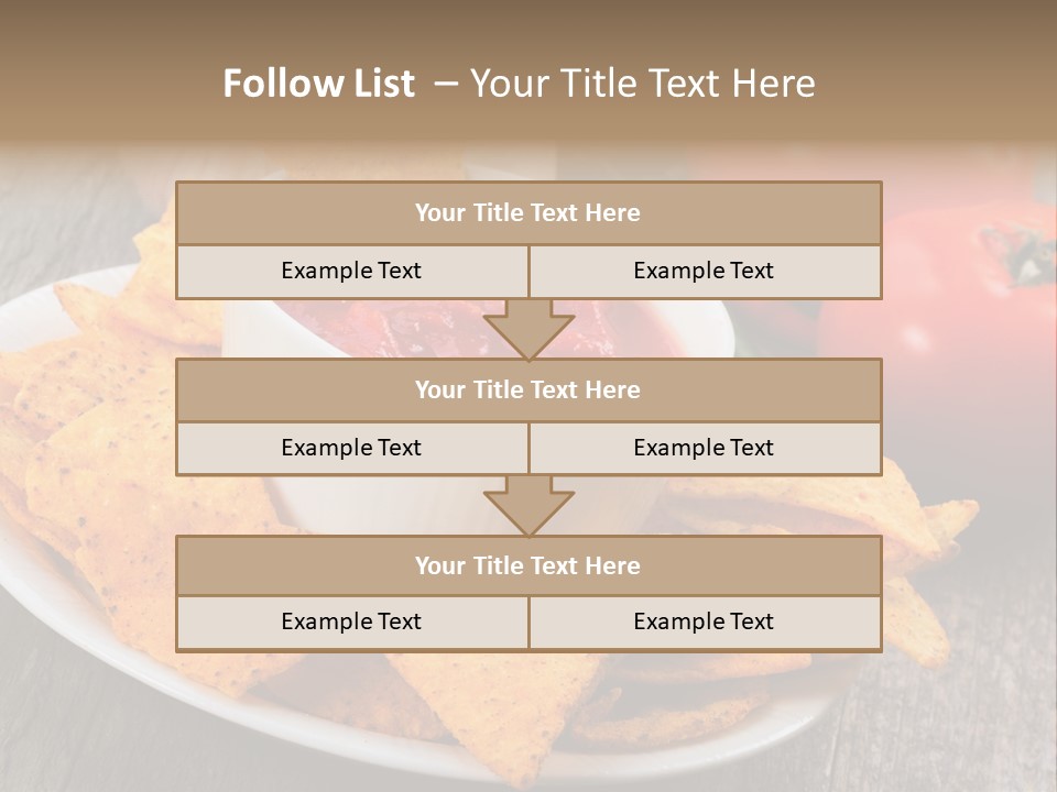 Appetizer Tomato Corn PowerPoint Template