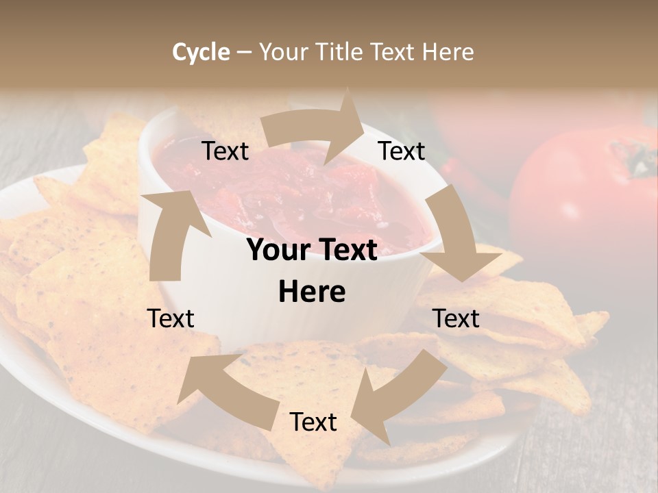 Appetizer Tomato Corn PowerPoint Template