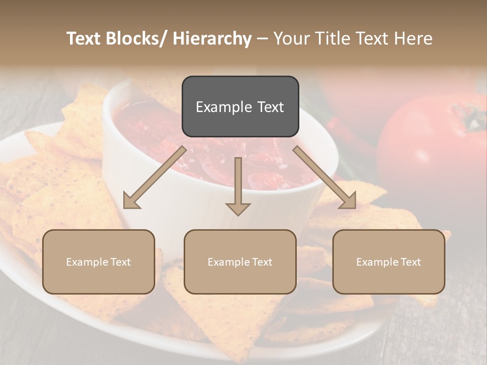 Appetizer Tomato Corn PowerPoint Template