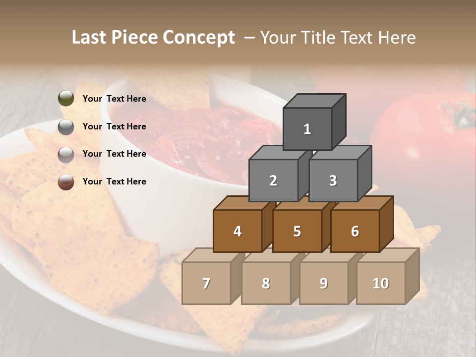 Appetizer Tomato Corn PowerPoint Template