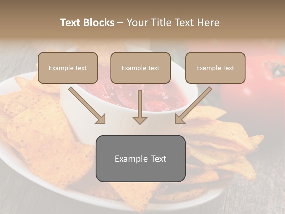 Appetizer Tomato Corn PowerPoint Template