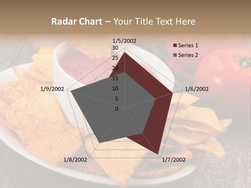 Appetizer Tomato Corn PowerPoint Template