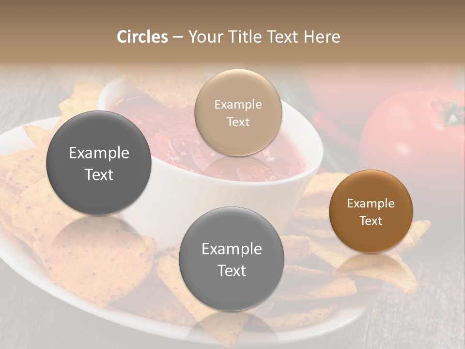 Appetizer Tomato Corn PowerPoint Template