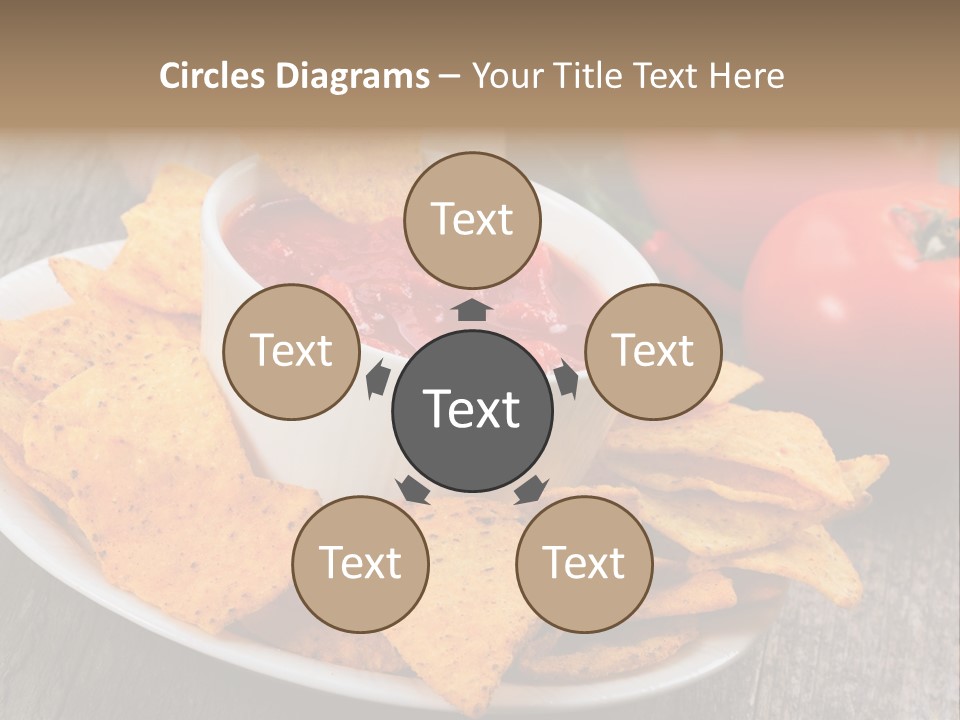 Appetizer Tomato Corn PowerPoint Template