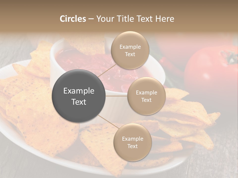 Appetizer Tomato Corn PowerPoint Template