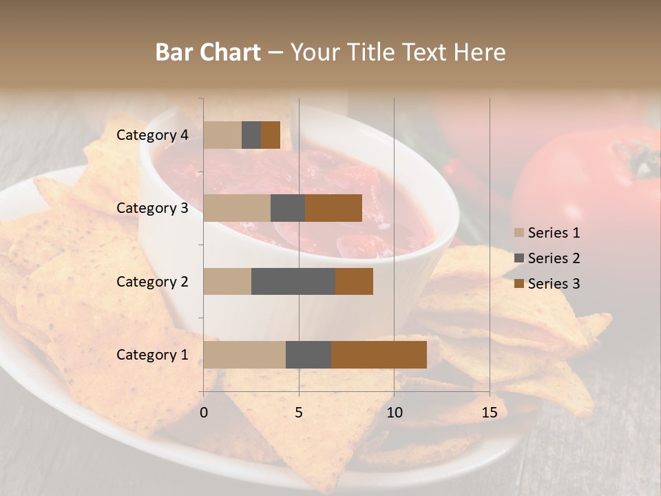Appetizer Tomato Corn PowerPoint Template