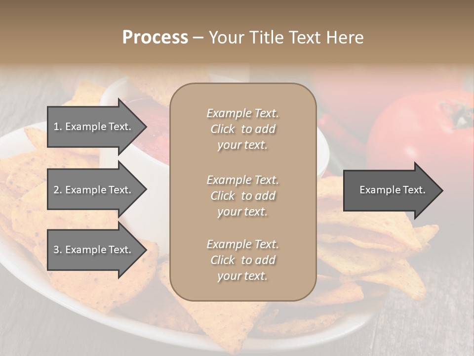 Appetizer Tomato Corn PowerPoint Template