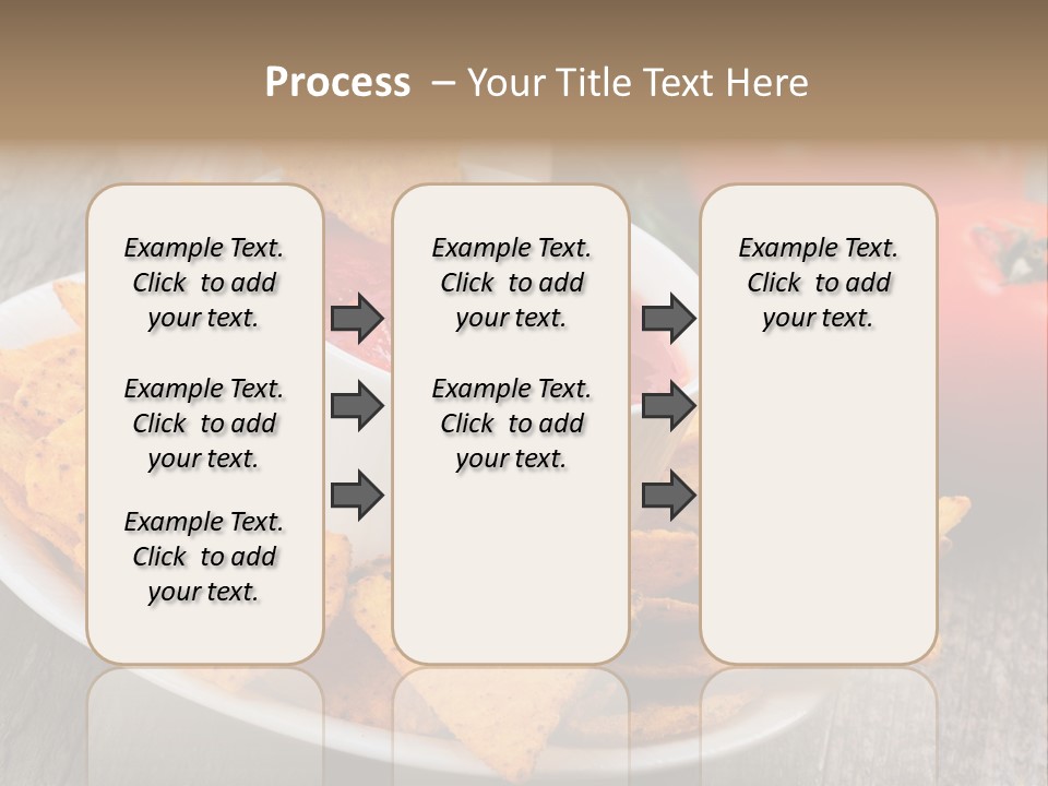 Appetizer Tomato Corn PowerPoint Template