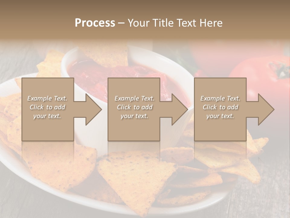 Appetizer Tomato Corn PowerPoint Template