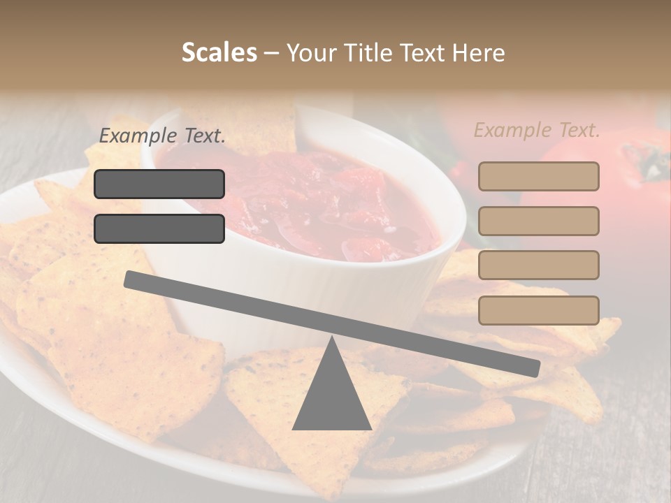 Appetizer Tomato Corn PowerPoint Template
