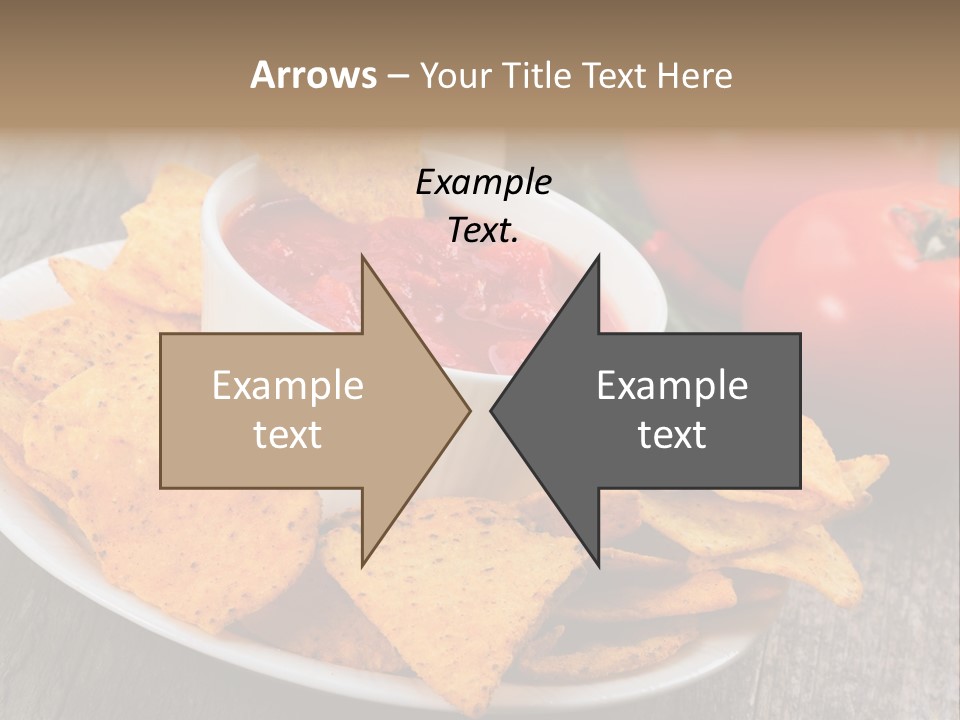 Appetizer Tomato Corn PowerPoint Template