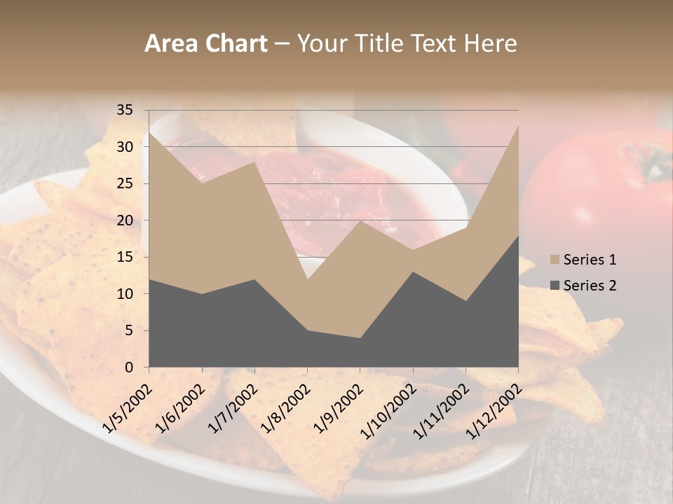 Appetizer Tomato Corn PowerPoint Template