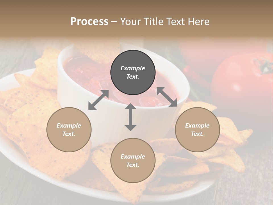 Appetizer Tomato Corn PowerPoint Template