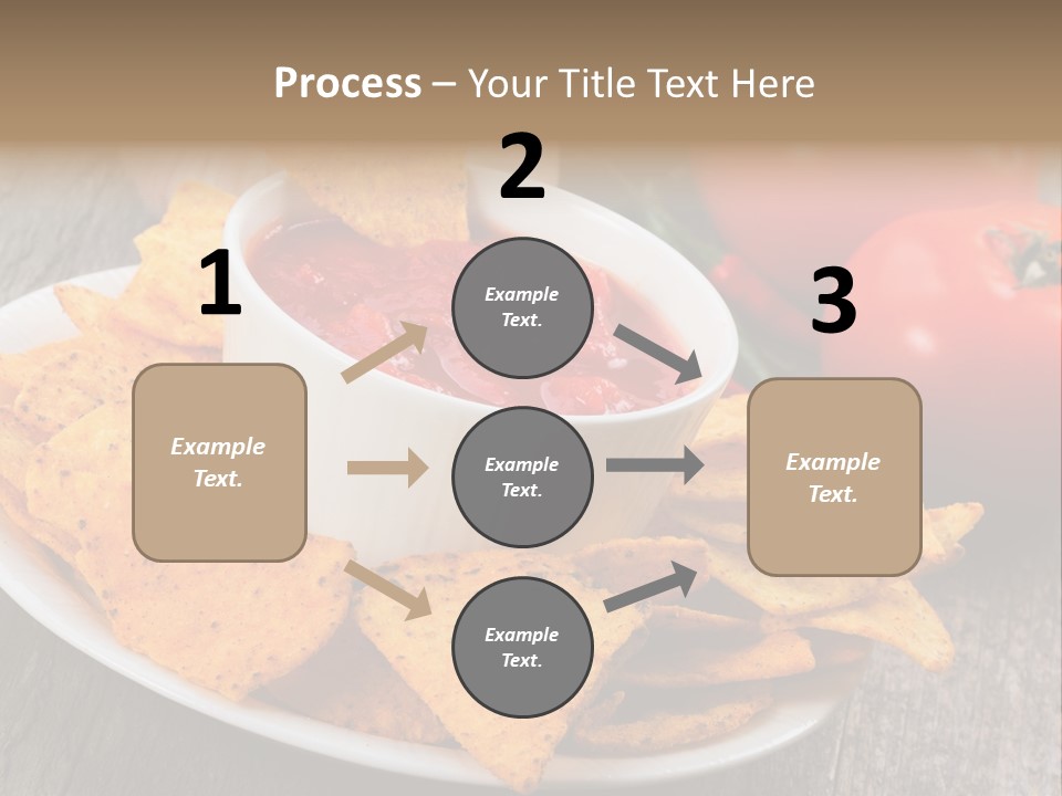 Appetizer Tomato Corn PowerPoint Template