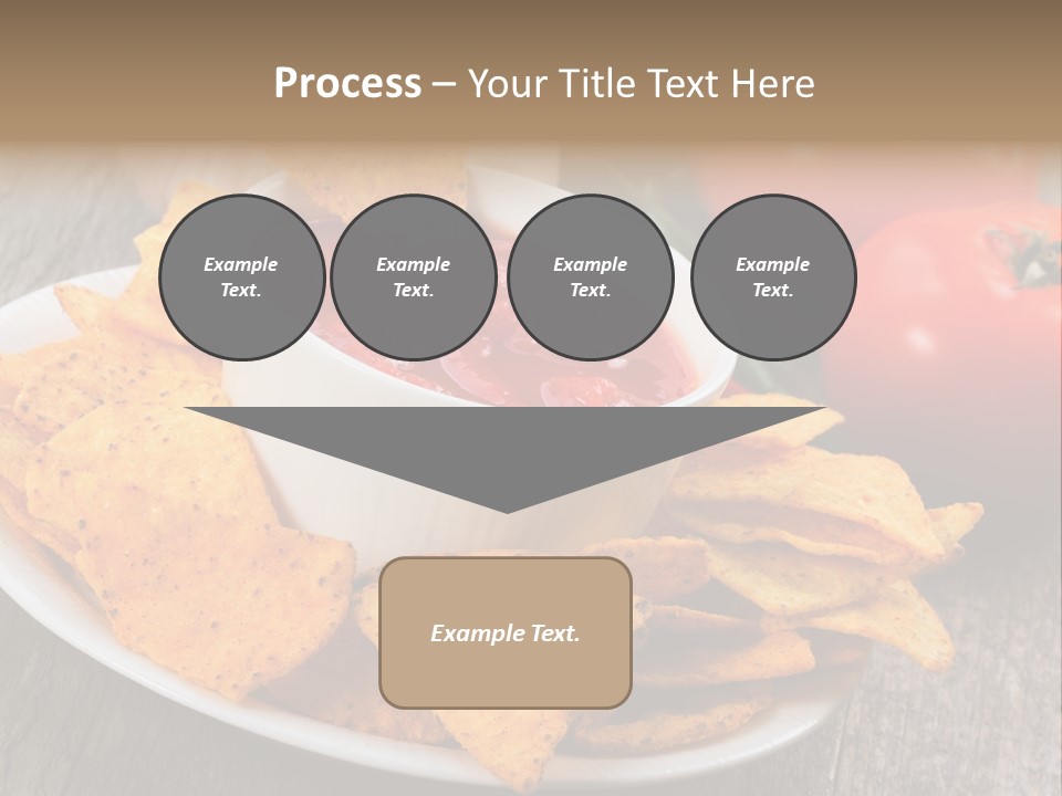 Appetizer Tomato Corn PowerPoint Template