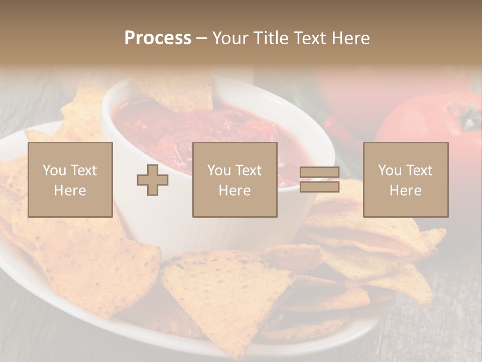 Appetizer Tomato Corn PowerPoint Template