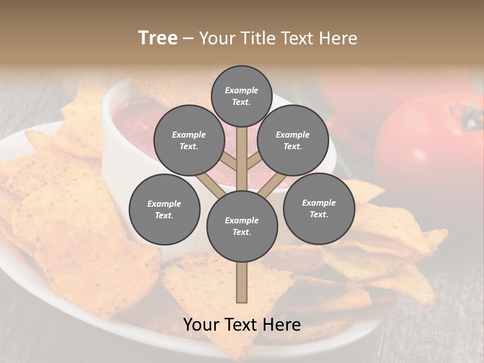 Appetizer Tomato Corn PowerPoint Template