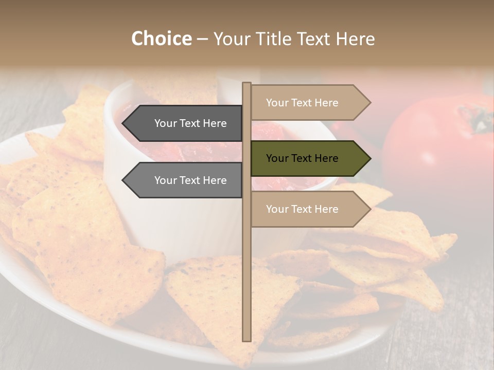 Appetizer Tomato Corn PowerPoint Template