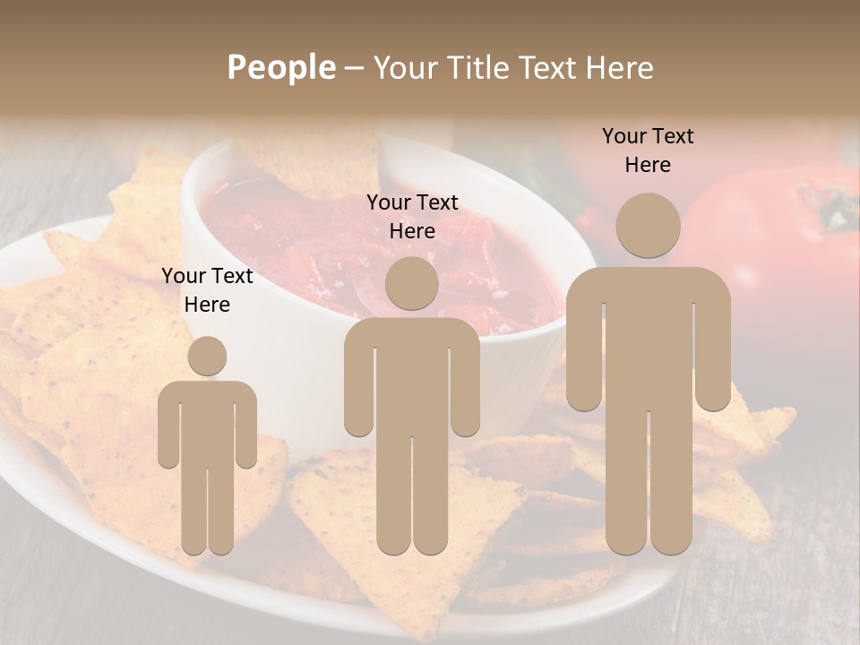 Appetizer Tomato Corn PowerPoint Template