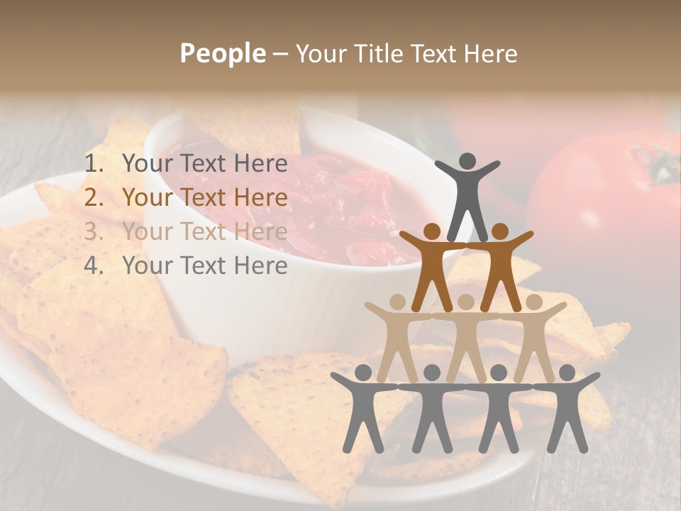 Appetizer Tomato Corn PowerPoint Template