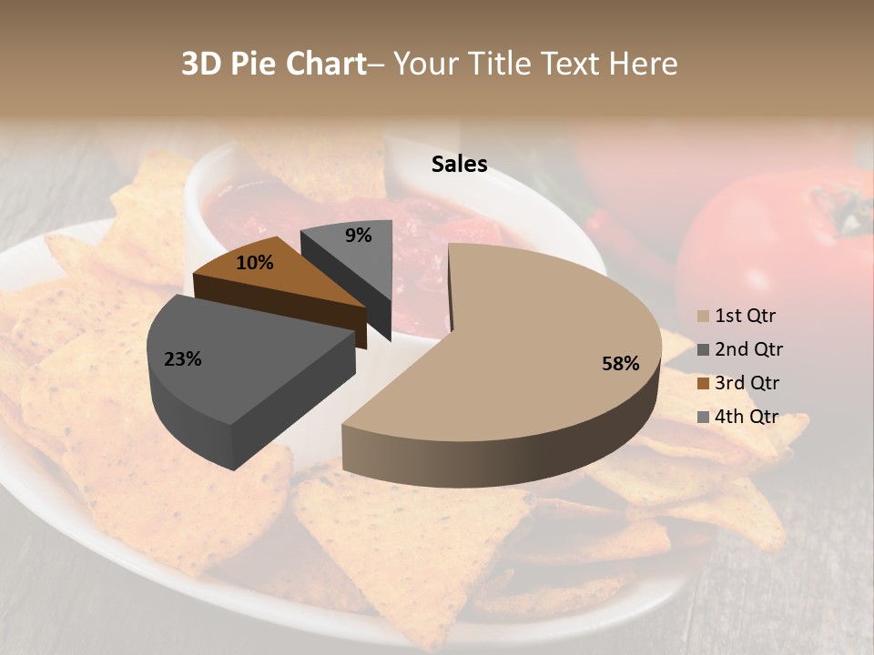 Appetizer Tomato Corn PowerPoint Template