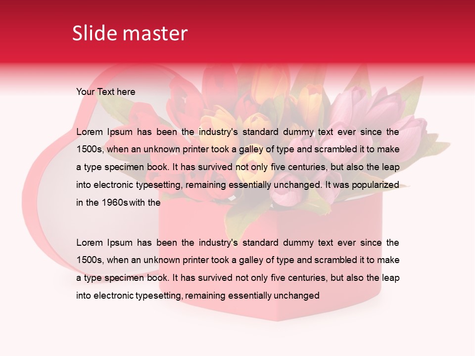 Paper Giftbox Beautiful PowerPoint Template