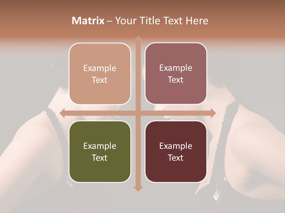 Hand Posing Couple PowerPoint Template