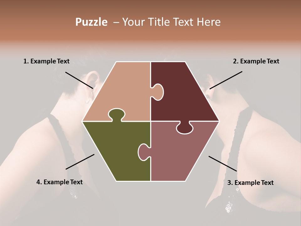 Hand Posing Couple PowerPoint Template