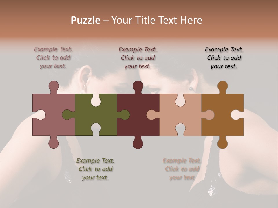 Hand Posing Couple PowerPoint Template