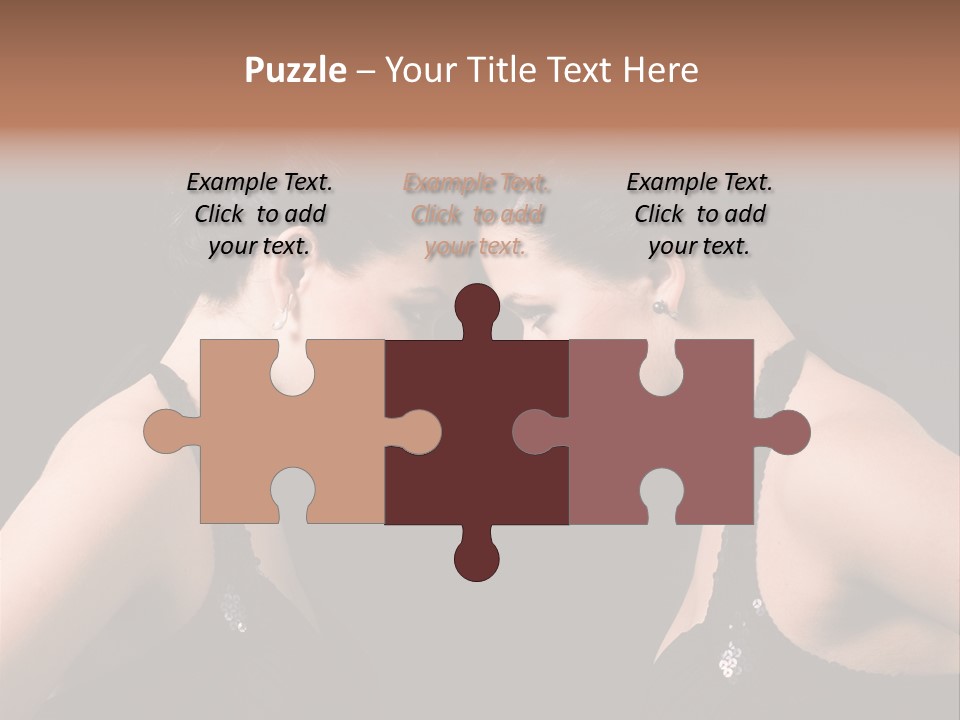 Hand Posing Couple PowerPoint Template