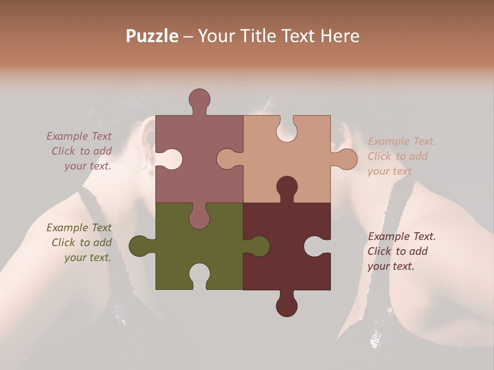 Hand Posing Couple PowerPoint Template