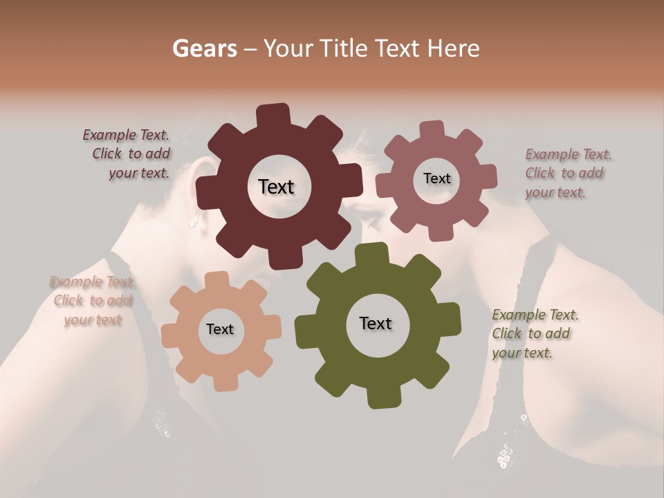 Hand Posing Couple PowerPoint Template