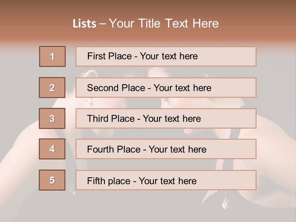 Hand Posing Couple PowerPoint Template