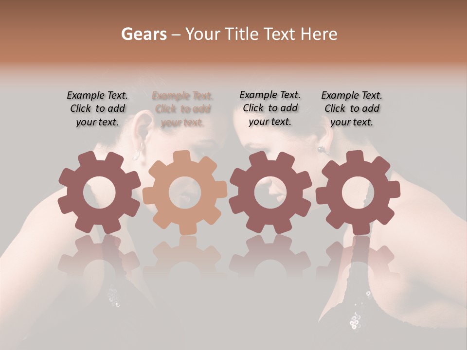 Hand Posing Couple PowerPoint Template